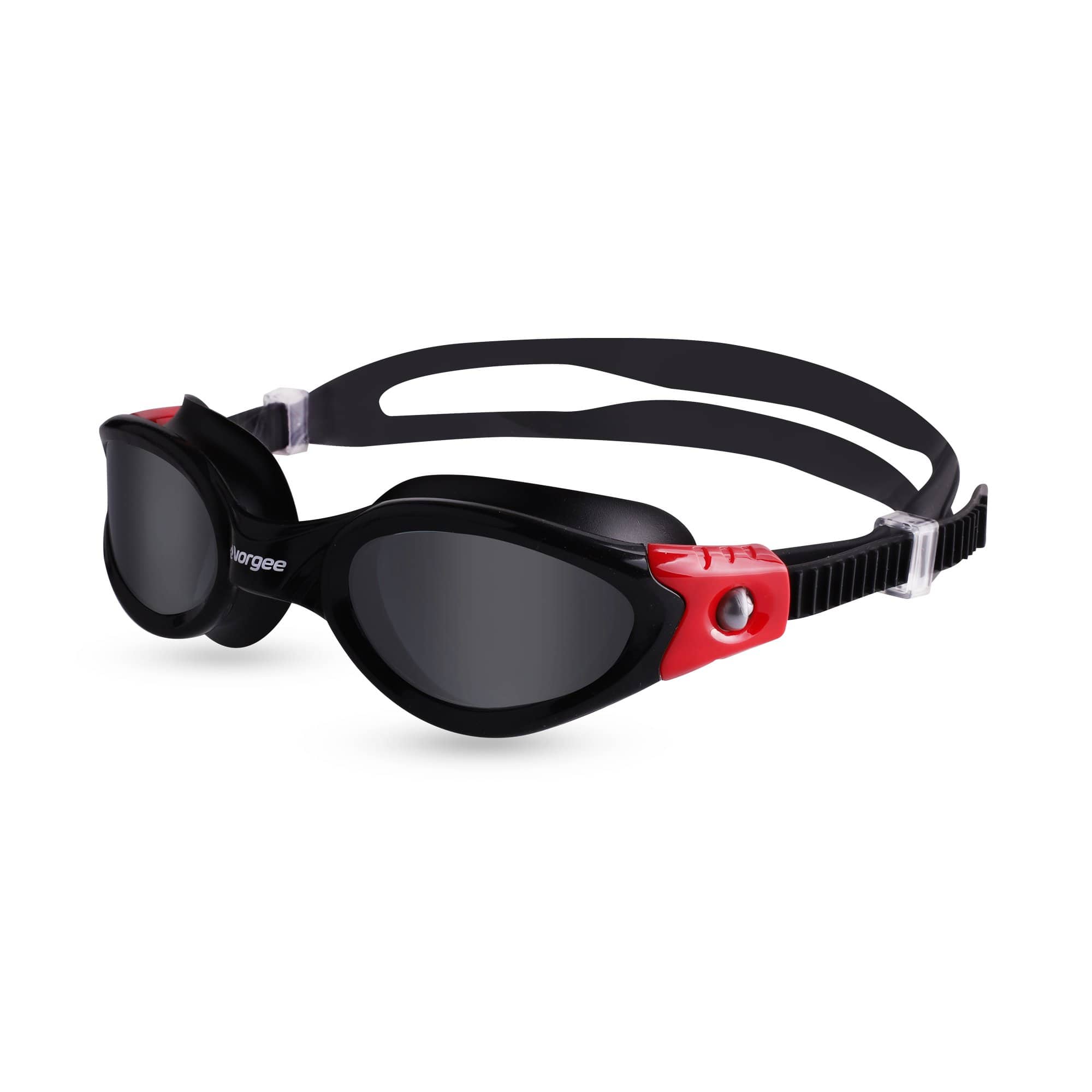 red swimming goggles Vorgee Vortech Best Polarized Lens Swim Goggle